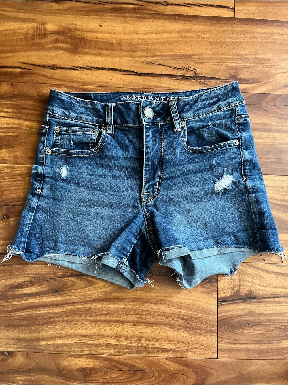 American Eagle Outfitters Blue Denim Shorts